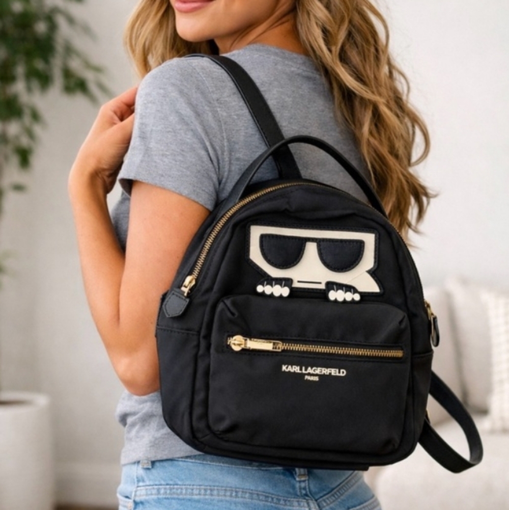 Karl Lagerfeld Paris Amour Nylon Backpack